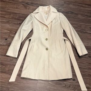 Elegant Cream Women's Michael Kors Coat